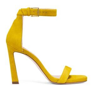 Stuart Weitzman 100 Square Nudist Sandals